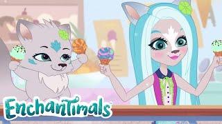 Enchantimals  Tales From Everwilde: Tale of the Always Frozen Ice Cream Cartoons for Kids