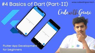 DataType in Dart (Part2) |Learn #flutter development for beginners| Build your First App #4