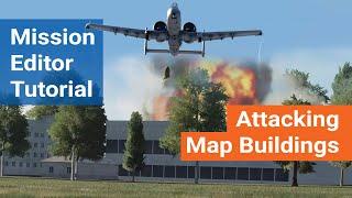 DCS Mission Editor Beginner Tutorial - Destroying Map Buildings