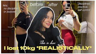 How I lost 10kg *REALISTICALLY* tips and motivation | my fitness and healing journey