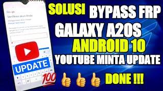 YOUTUBE MINTA UPDATE‼️ BYPASS FRP GALAXY A20S‼️WALAUPUN BANYAK RINTANGAN ALHAMDULILLAH DONE.