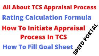 All about TCS Appraisal Process | First anniversary appraisal process | Rating Calculation Formula