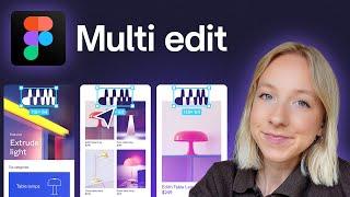 Multi-editing in Figma