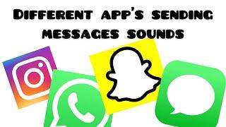 Different app’s sending message sound