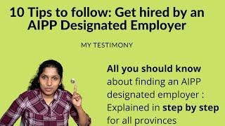 How to find AIPP Designated Employer for immediate Canada Work permit-Get Canada Permanent Residency