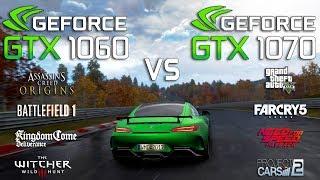 GTX 1060 vs GTX 1070 Test in 8 New Games (i5 8600k)