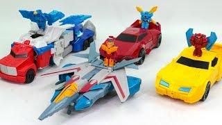 Transformers RID Power Surge Starscream Bumblebee Sideswipe Optimus Prime Vehicle Car Robots Toys