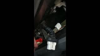 How to fix back door lock and window on 2006 Dodge Ram. Wires split in section where door closes.