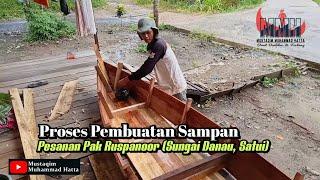 Cara Mudah Membuat Sampan ‼️ Pesanan Pak Ruspanoor Driver LV PT. PAMA