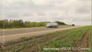 Hennessey ZL1 Camaro Runs 203.9 MPH on Texas Toll Road