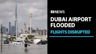 Dubai airport floods disrupt hundreds of international flights as thunderstorms lash UAE | ABC News