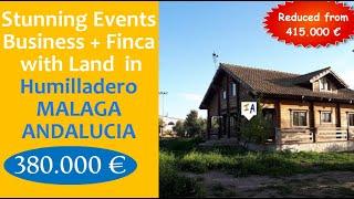 Large Events Finca + Land Properties for sale in Spain Humilladero, Malaga inland Andalucia FI154