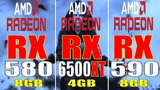 RX 580 vs RX 6500XT vs RX 590 || PC GAMES TEST ||