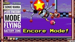 Sonic Mania Plus | Encore Mode | Flying Battery Zone Acts 1&2 | Mighty & Knuckles v Eggman Spider!