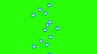 Facebook Like Emoji Emotions Effect Green Screen Motion Graphics 4k 30fps Copyright Free