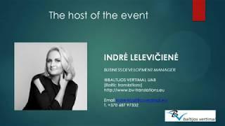 LocPub2 - Hosted by Indre Jagelaviciute Leleviciene / New business opportunities