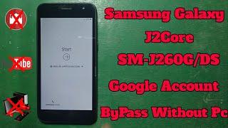 Samsung J2 Core (SM-J260G) Google Account/Frp Bypass 2023||Android 8.1.0