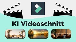 Wondershare Filmora 14 Tutorial - Intelligente KI Schnittfunktion & Soundeffekte mit KI erstellen 