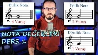 Nota Değerleri | Ders 1 | Birlik, İkilik, Dörtlük Değerler