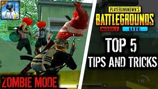 Top 5 Tips & Tricks in PUBG Mobile Lite Zombie Mode | Ultimate Guide To Become a Pro