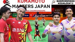 Alfian/Ardianto (INA) VS Carnando/Maulana (INA) | Semifinals Kumamoto Masters Japan Badminton 2024