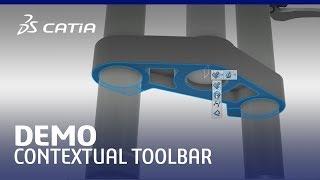 3DEXPERIENCE CATIA R2018x | Contextual Toolbar adoption in Assembly Design