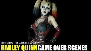 Batman: Return To Arkham City - Harley Quinn Game Over Scenes