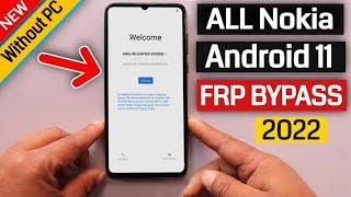 All Nokia Android 11 FRP Bypass / Reset Google Account Lock Without Pc 2022
