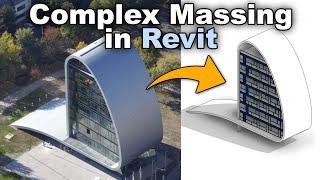 Complex Mass Modeling in Revit Tutorial (In-place Massing)