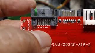 Using SATA HDD on IDE Motherboard with Adapter Kit