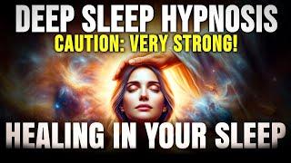 Healing In Your Sleep  Hypnosis For Deep Sleep | Trance