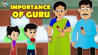 Importance of Guru | Guru Purnima Special Videos | Animation Cartoons | English Moral Stories