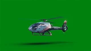 Helicopter GREEN SCREEN