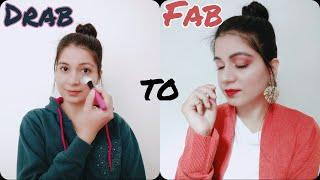 Drab to Fab Makeup Transformation || Glam Makeup Look