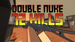 SMG 72 Kills (72-1) Krunker.io Gameplay. Double Nuke