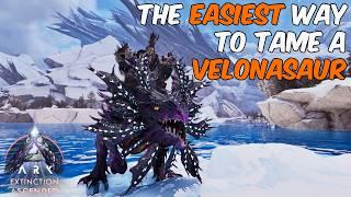 The Easiest Way To Trap & Tame a Velonasaur in ARK Survival Ascended + Full Ability Guide