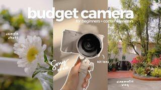 my first camera  Sony ZV-E10 unboxing + review (best budget for beginners, vloggers)