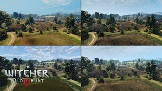 The Witcher 3 | Vanilla vs IL 2.0 vs PLM Ultimate 7.0 vs Lexicon | Lighting Mods Comparison Showcase