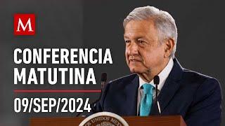 Conferencia matutina de AMLO, 09 de septiembre de 2024 #LaMañanera