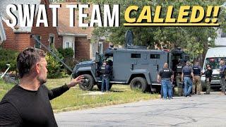 SWAT team SHOWS UP while I was HELPING a CHURCH in need