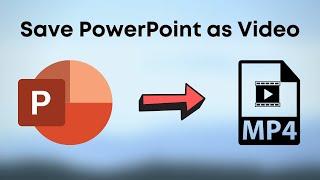 How To Convert PowerPoint to Video (With Audio) | ppt to video
