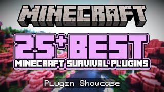 25+ BEST Plugins For Your Minecraft Survival Server (1.20+)