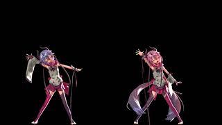 MMD HOLOGRAM READY HD 4K 60 FPS  - 1, 2 Fanclub - 【Meika Hime・Mikoto】