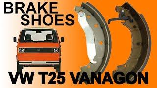VW T25 Vanagon Rear Brake Shoe Replacement & Adjustment T3