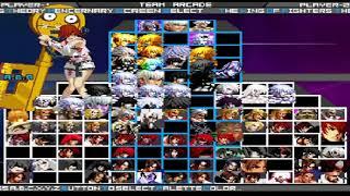 (Re) KOF MUGEN Theory Mencernary Extended Select Screen