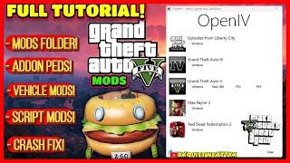 (2024) How to Install ALL Mods for GTA V Open IV! Full Tutorial 