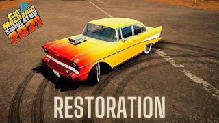 CAR MECHANIC SIMULATOR 21 - restoration DELRAY CUSTOM full tuning FURY version gameplay pc 4K