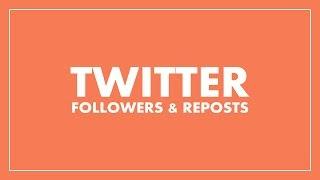 Buy Cheap Twitter Followers and Retweets - Starting at $0.5