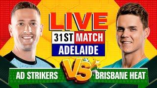  Live : Adelaide Strikers vs Brisbane Heat | ADS vs BRH | Live Score & Commentary