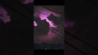 flash of lightning  #weather #thunder #trending